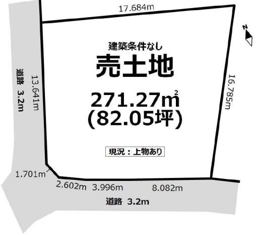 土岐市妻木町　土地 間取図・土地図