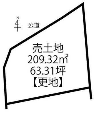 多治見市旭ヶ丘7丁目　土地 間取図・土地図