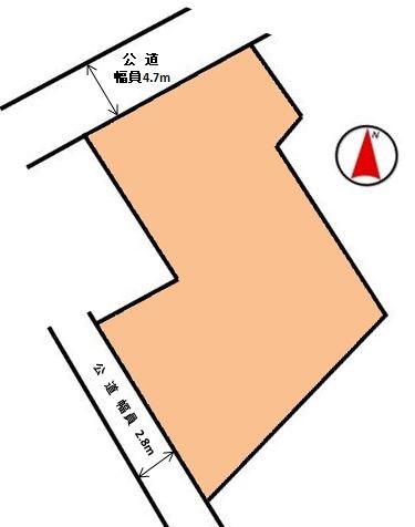 多治見市滝呂町12丁目　土地 間取図・土地図