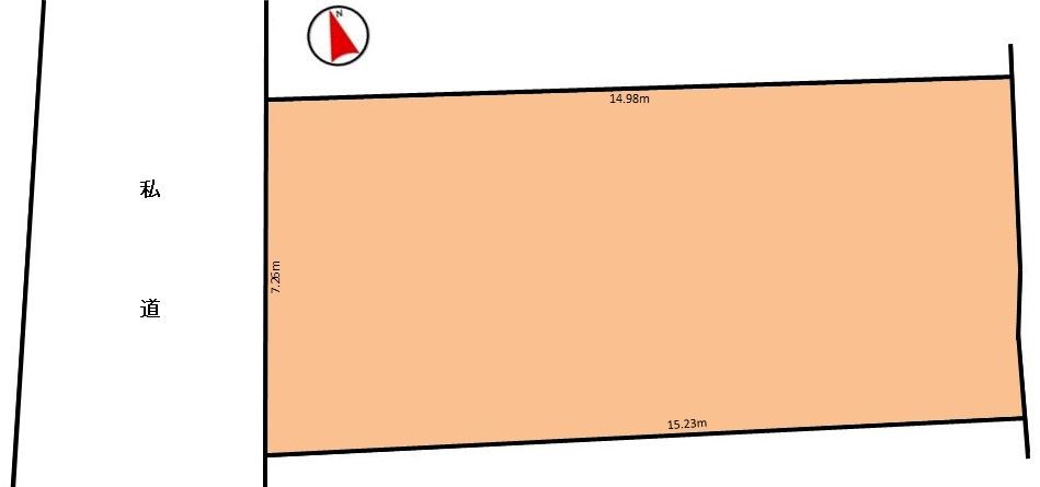 多治見市根本町5丁目　土地 間取図・土地図