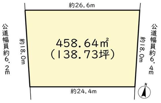 多治見市旭ケ丘10丁目　土地 間取図・土地図