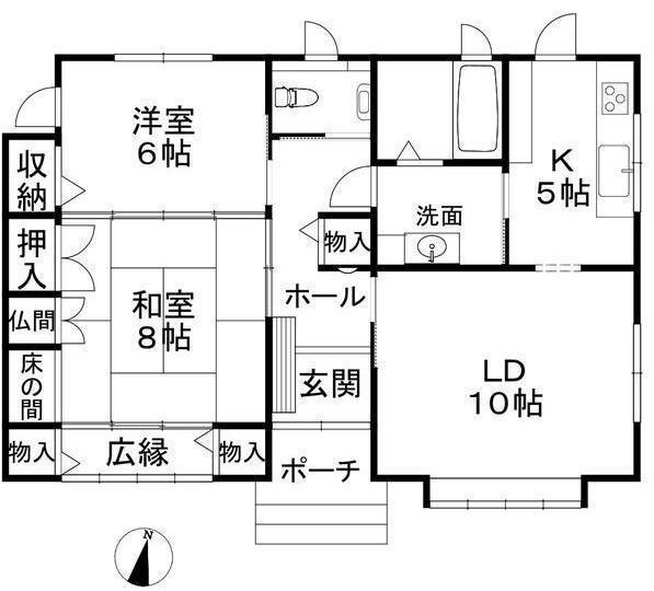 多治見市西坂町3丁目　戸建 間取図・土地図