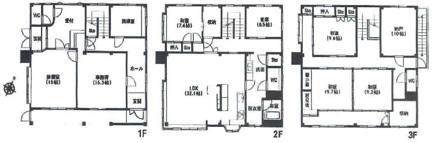 多治見市宝町2丁目　戸建 間取図・土地図