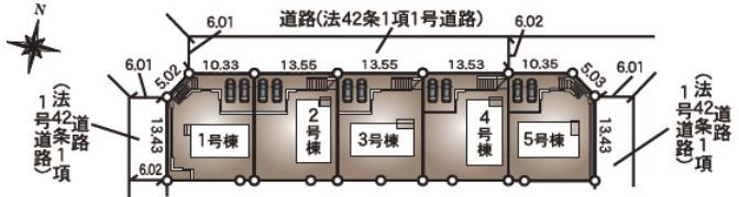 瑞浪市学園台3丁目　新築 間取図・土地図