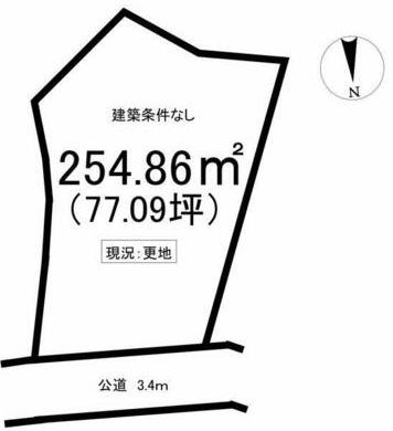 土岐市土岐津町土岐口　土地 間取図・土地図