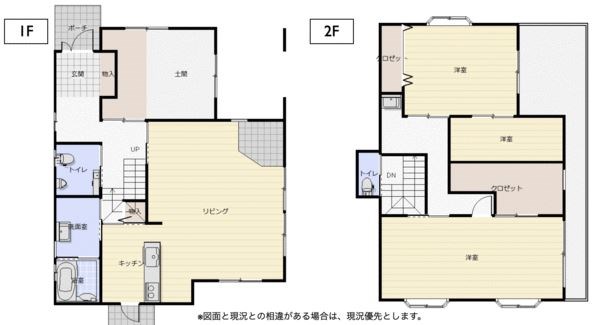 多治見市脇之島町8丁目　戸建 間取図・土地図