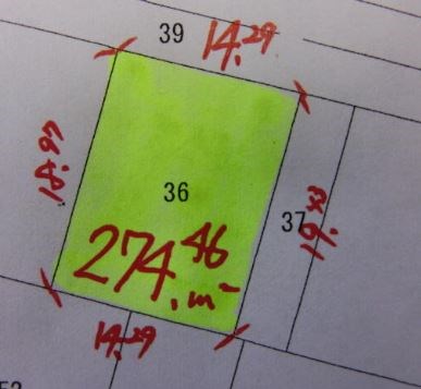 瑞浪市和合町1丁目　土地 間取図・土地図