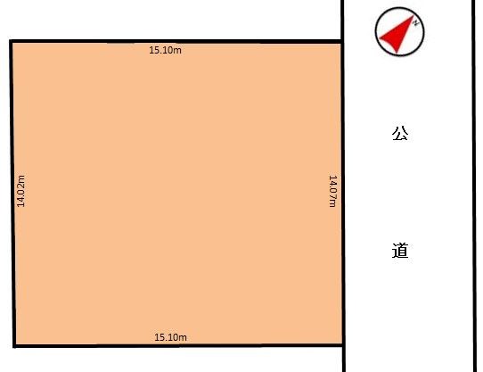 多治見市市之倉町7丁目　土地 間取図・土地図