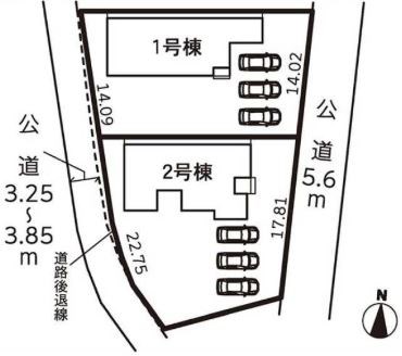 土岐市妻木町　新築 間取図・土地図