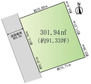 多治見市明和町3丁目　土地 間取図・土地図