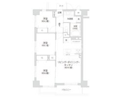 マイキャッスルステーションプラザ葛西 501号室 間取り図