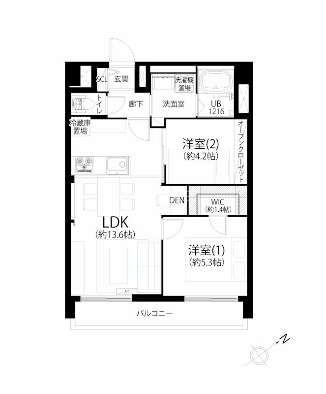 プレミス板橋 間取り図