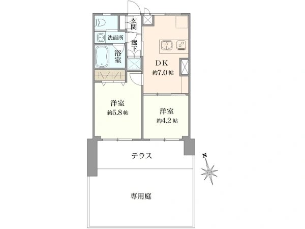 経堂ペアシティ 間取り図