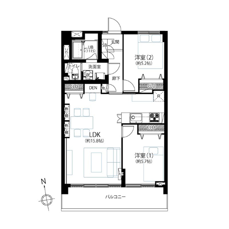 ◆◇南砂四丁目住宅◇◆ 間取り図