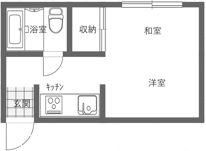金沢市寺町　土地付中古共同住宅 間取図・土地図
