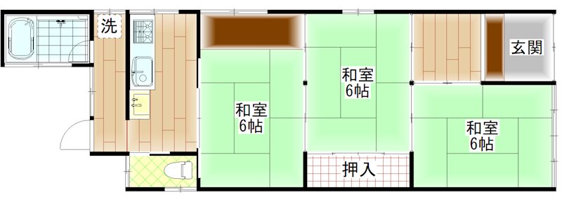舞鶴市余部上・土地付中古住宅 間取図・土地図