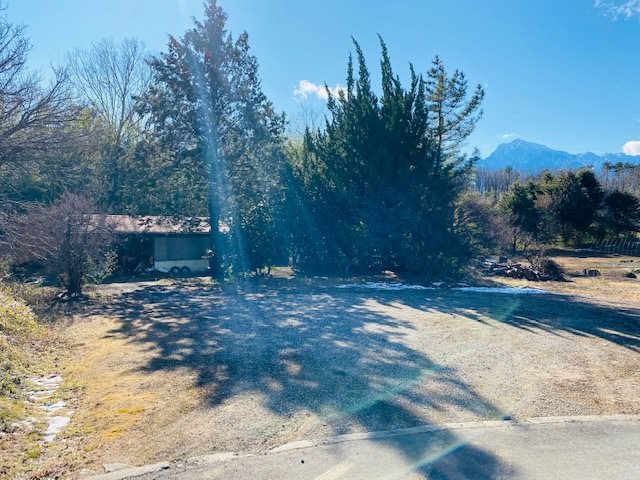 北杜市高根町下黒沢　売地 現地写真
