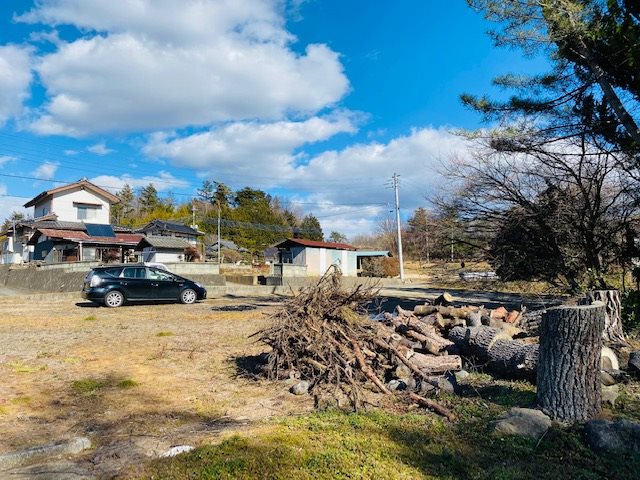 北杜市高根町下黒沢　売地 現地写真