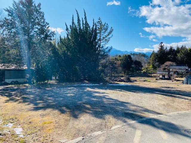 北杜市高根町下黒沢　売地 現地写真
