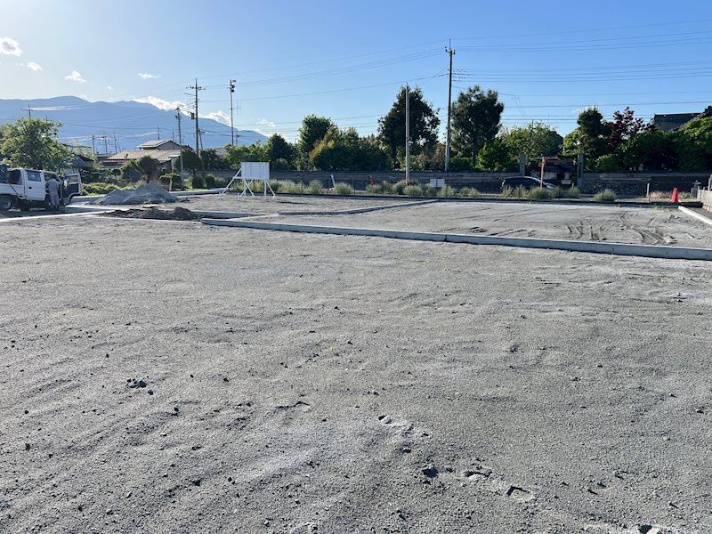 昭和町築地新居　分譲地 区画No2 現地写真