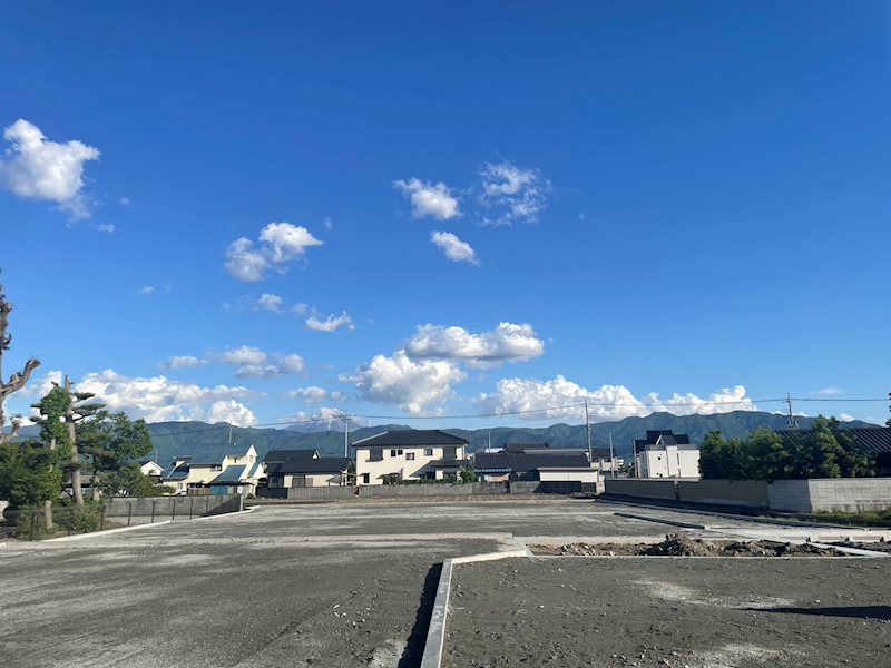 昭和町築地新居　分譲地 区画No2 現地写真