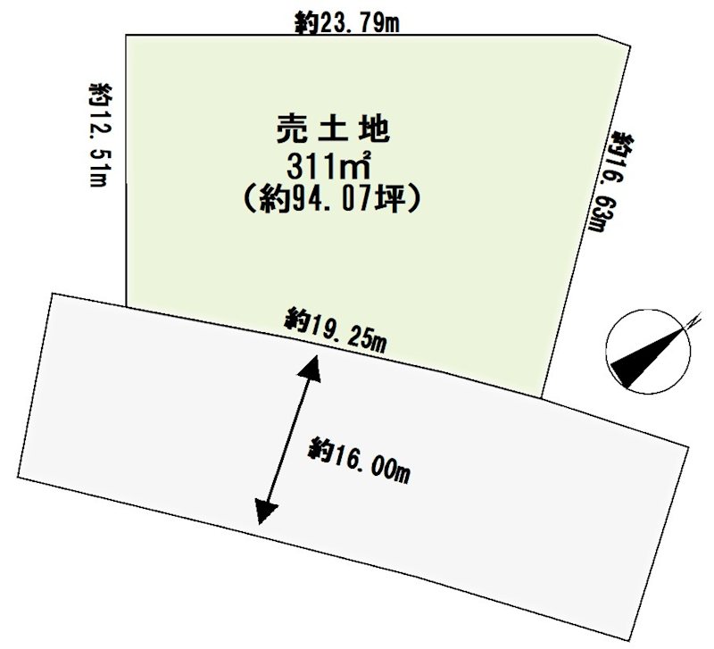 埼玉県さいたま市緑区松木１丁目 間取図・土地図