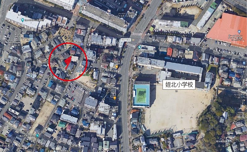 ★姪の浜3丁目　土地 航空写真