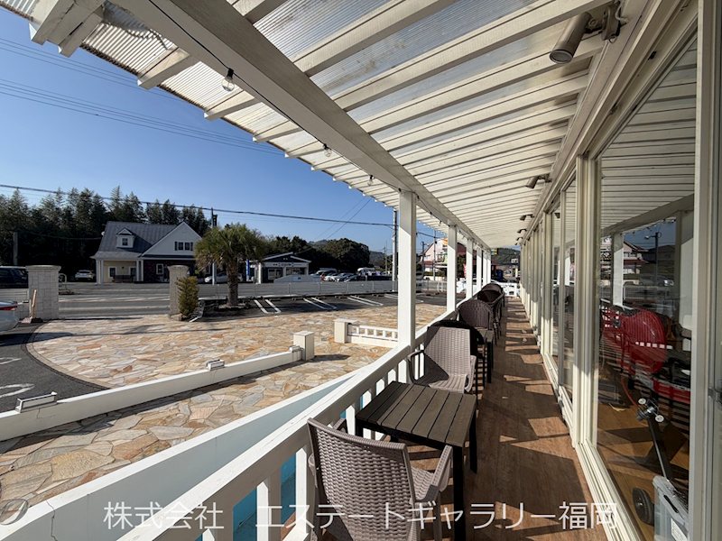 糸島店舗 現地写真（バルコニー）