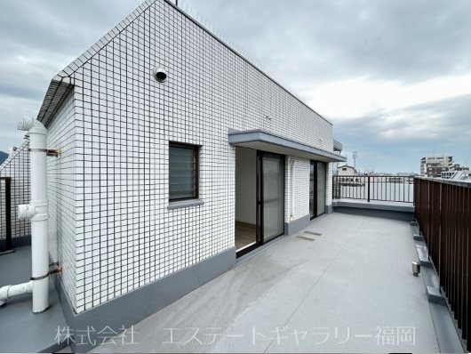 ロワールマンション周船寺 現地写真（バルコニー）