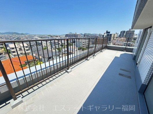 ロワールマンション周船寺 現地写真（バルコニー）