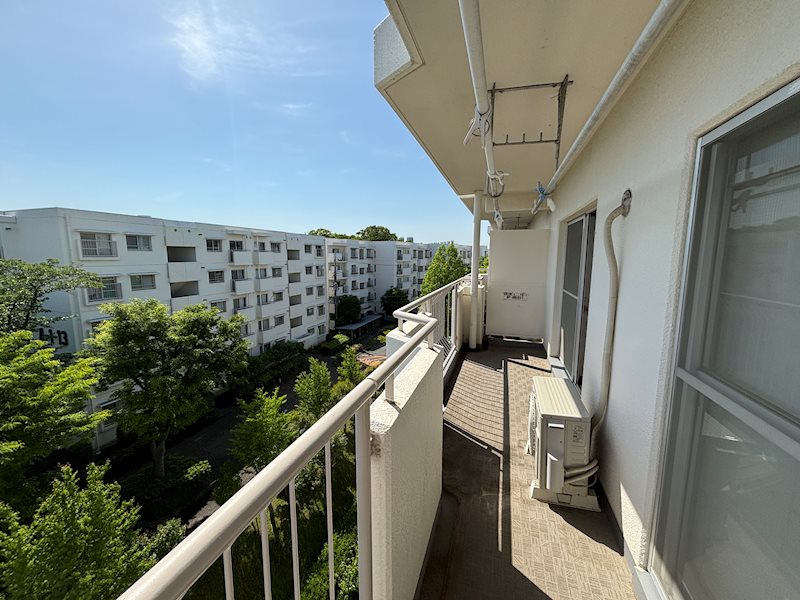 北柏ライフタウン松葉町第二団地１４号棟 現地写真（バルコニー）