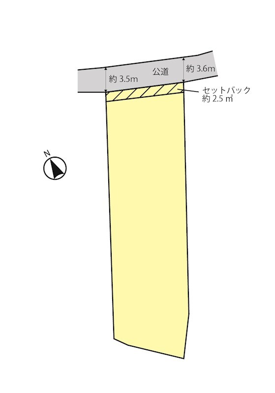 稲敷市柴崎　土地 間取図・土地図