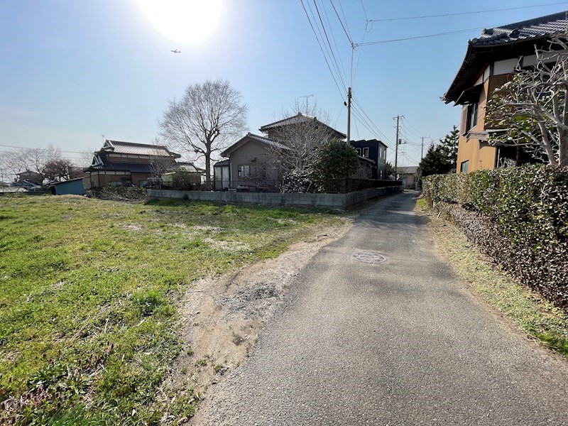 稲敷市柴崎　土地 現地写真（前面道路含む現地写真）