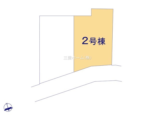 流山市松ケ丘５丁目　２４－１期２号棟 全体区画図