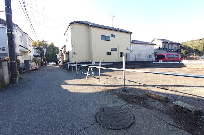 柏市高田　土地 現地写真（前面道路含む現地写真）