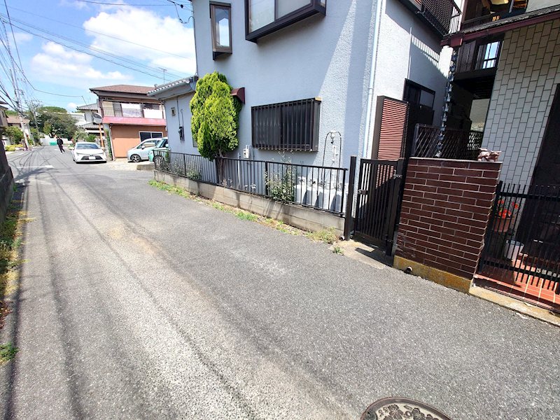 柏市高田　土地 現地写真（前面道路含む現地写真）