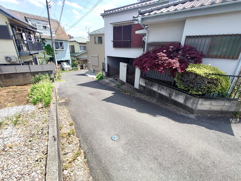 柏市高田　土地 現地写真（前面道路含む現地写真）