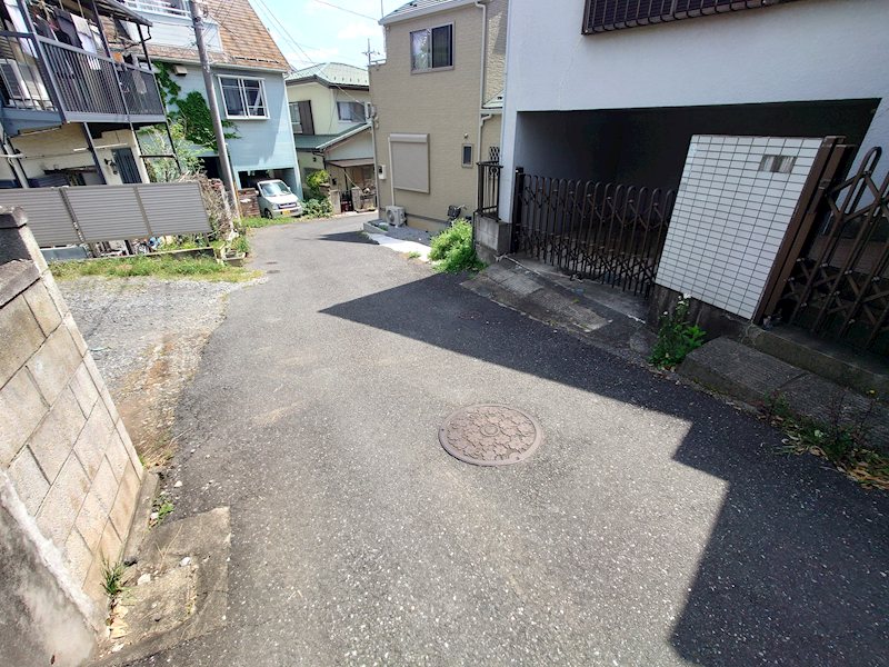 柏市高田　土地 現地写真（前面道路含む現地写真）