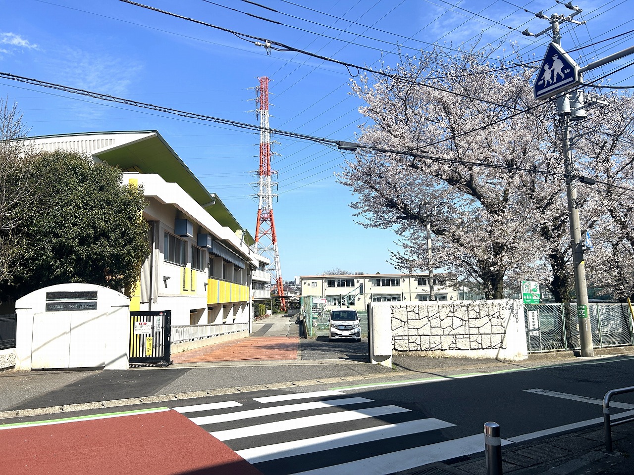 柏市豊上町　土地 中学校