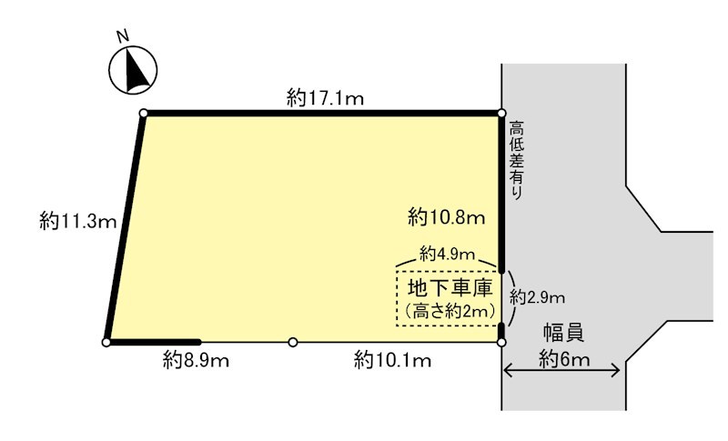 我孫子市泉　土地 間取図・土地図