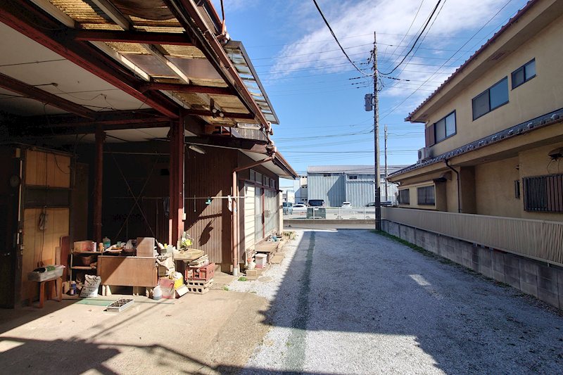 流山市駒木　土地 現地写真（前面道路含む現地写真）