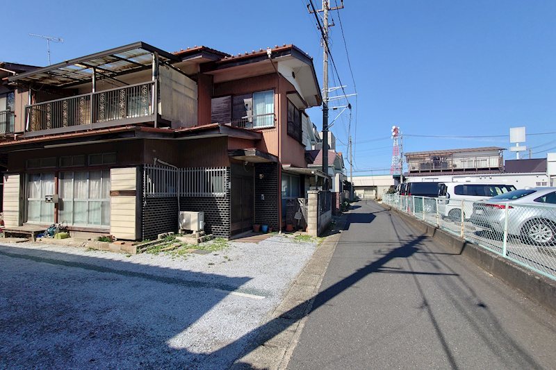 流山市駒木　土地 現地写真（前面道路含む現地写真）