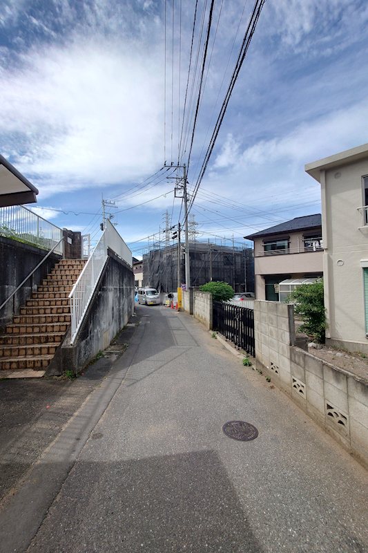 船橋市海神５丁目　土地 現地写真（前面道路含む現地写真）