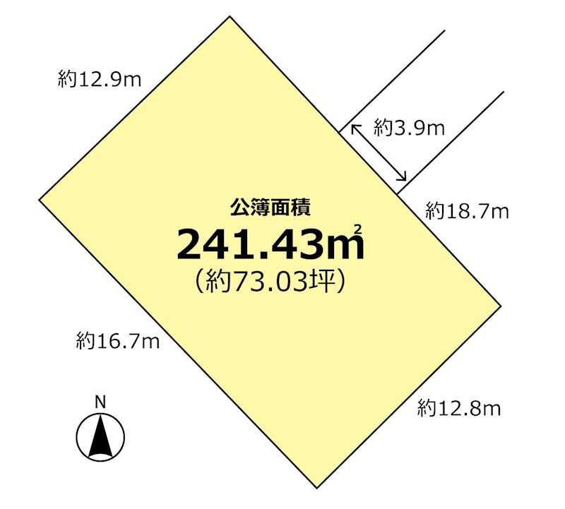 松戸市根本　戸建 区画図