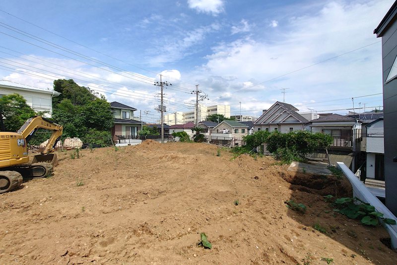 柏市東中新宿３丁目　土地 現地写真