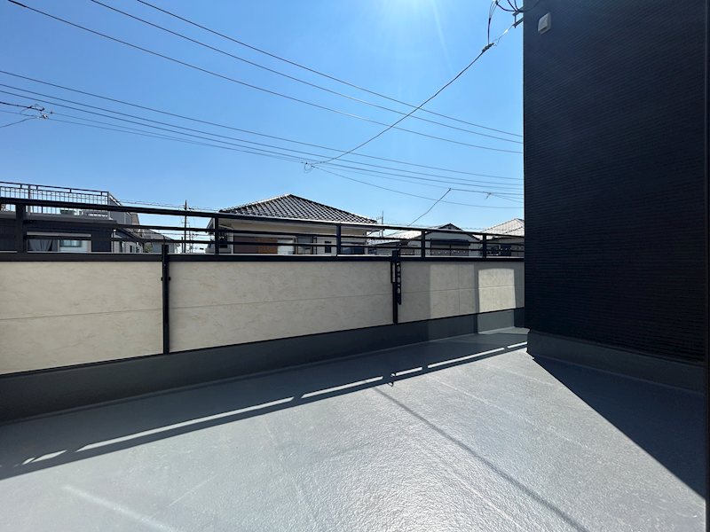 柏市豊住２期（２号棟）　新築戸建 現地写真（バルコニー）