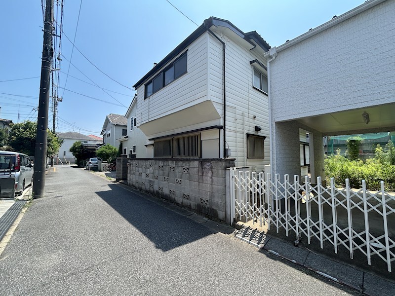 柏市光ケ丘２丁目　土地 現地写真（前面道路含む現地写真）