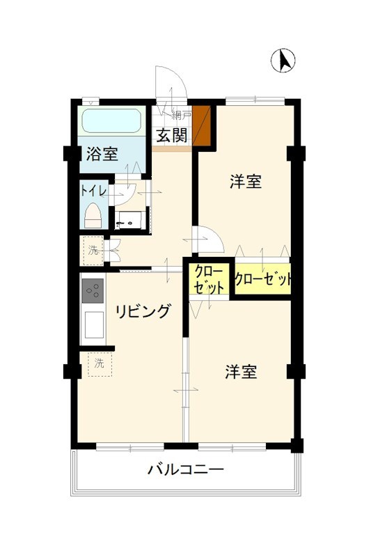 柏コーポラス 間取図・土地図