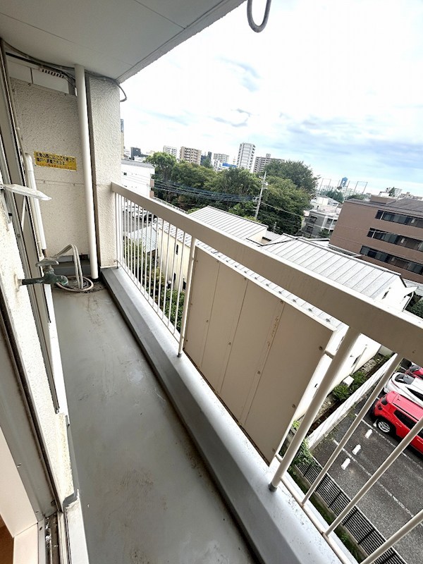 柏コーポラス 現地写真（バルコニー）