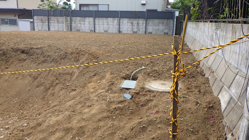 野田市木野崎　土地 現地写真